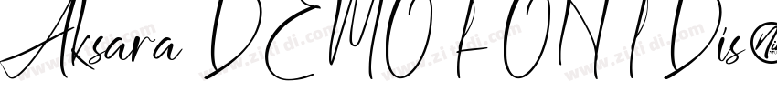 Aksara DEMO FONT Dis字体转换
